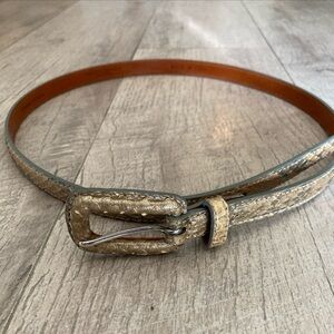 Authentic Ralph Lauren Python Belt Sz S